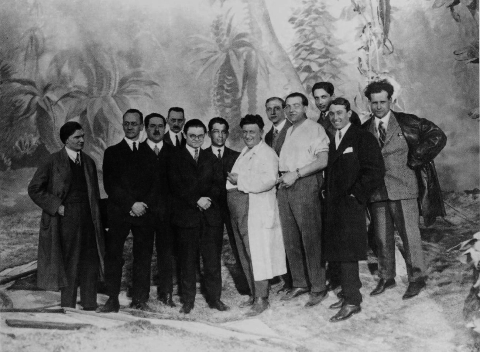 Sergei M. Eisenstein visits the set, 1926.