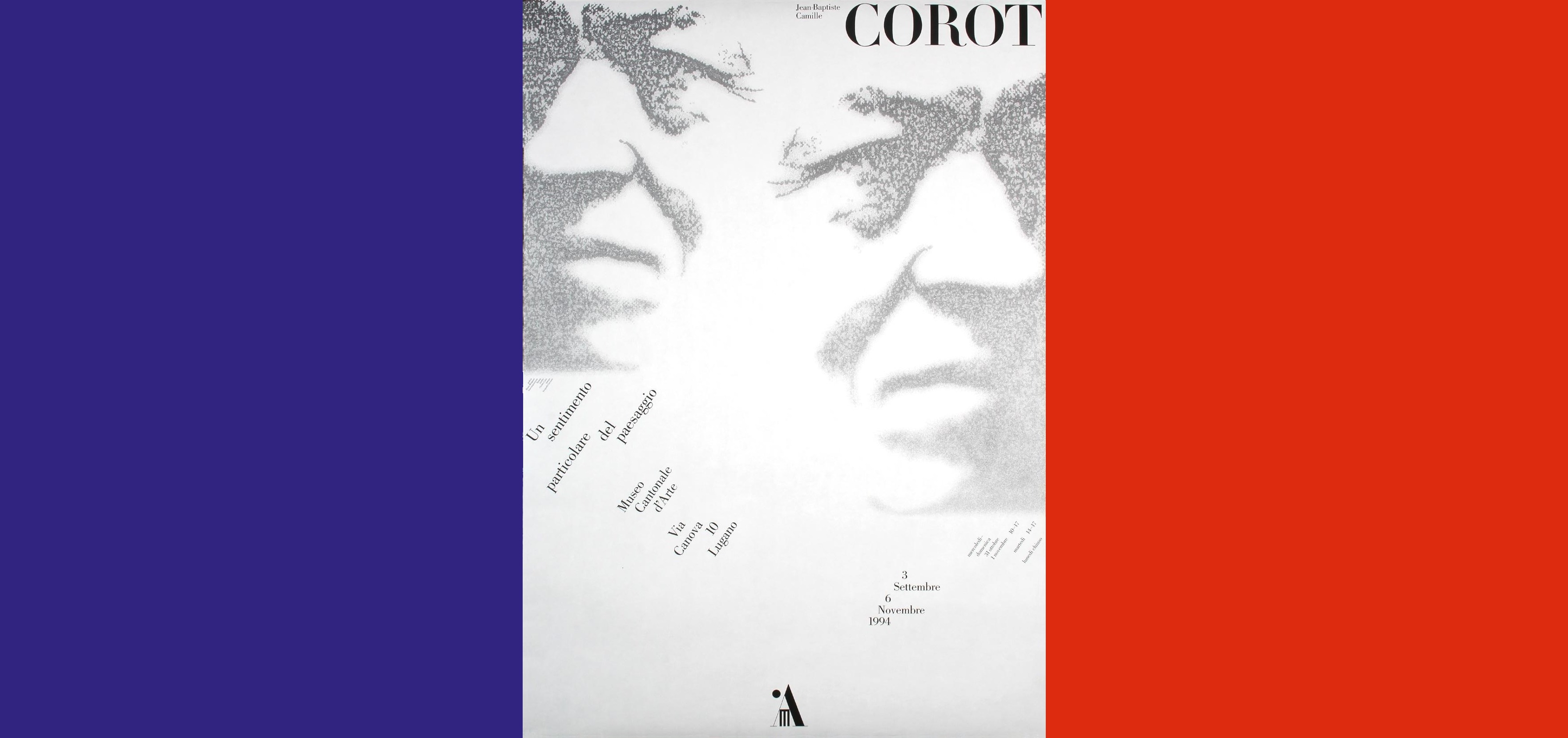 Bruno Monguzzi. Corot, poster 1994.