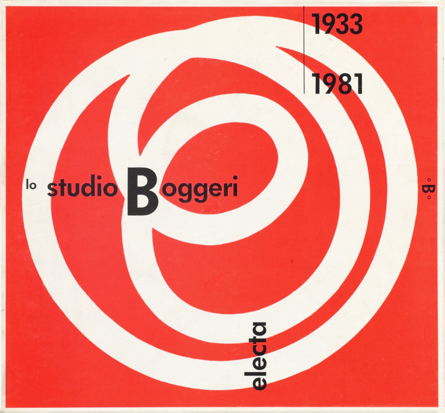 Lo Studio Boggeri 1933–1981 / Bruno Monguzzi, Carlo Pirovano, Franco Origoni, Giovanni Anceschi