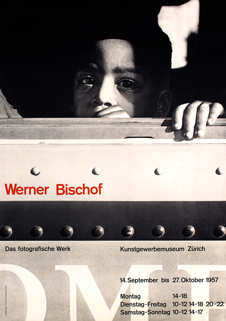 Josef Müller-Brockmann: Werner Bischof / Kunstgewerbemuseum / Zürich 1957