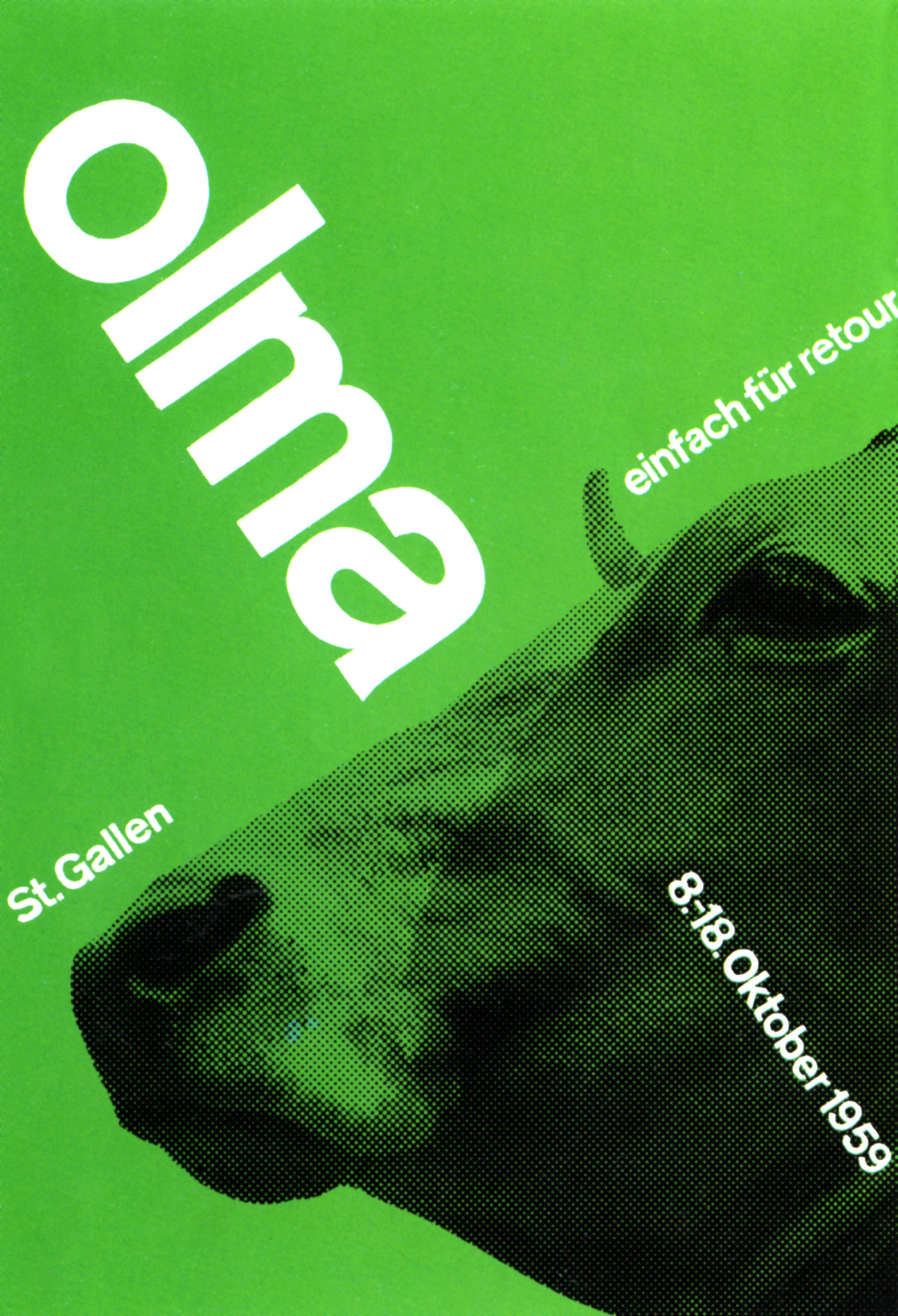 Josef Müller-Brockmann: Olma / St. Gallen / 1959