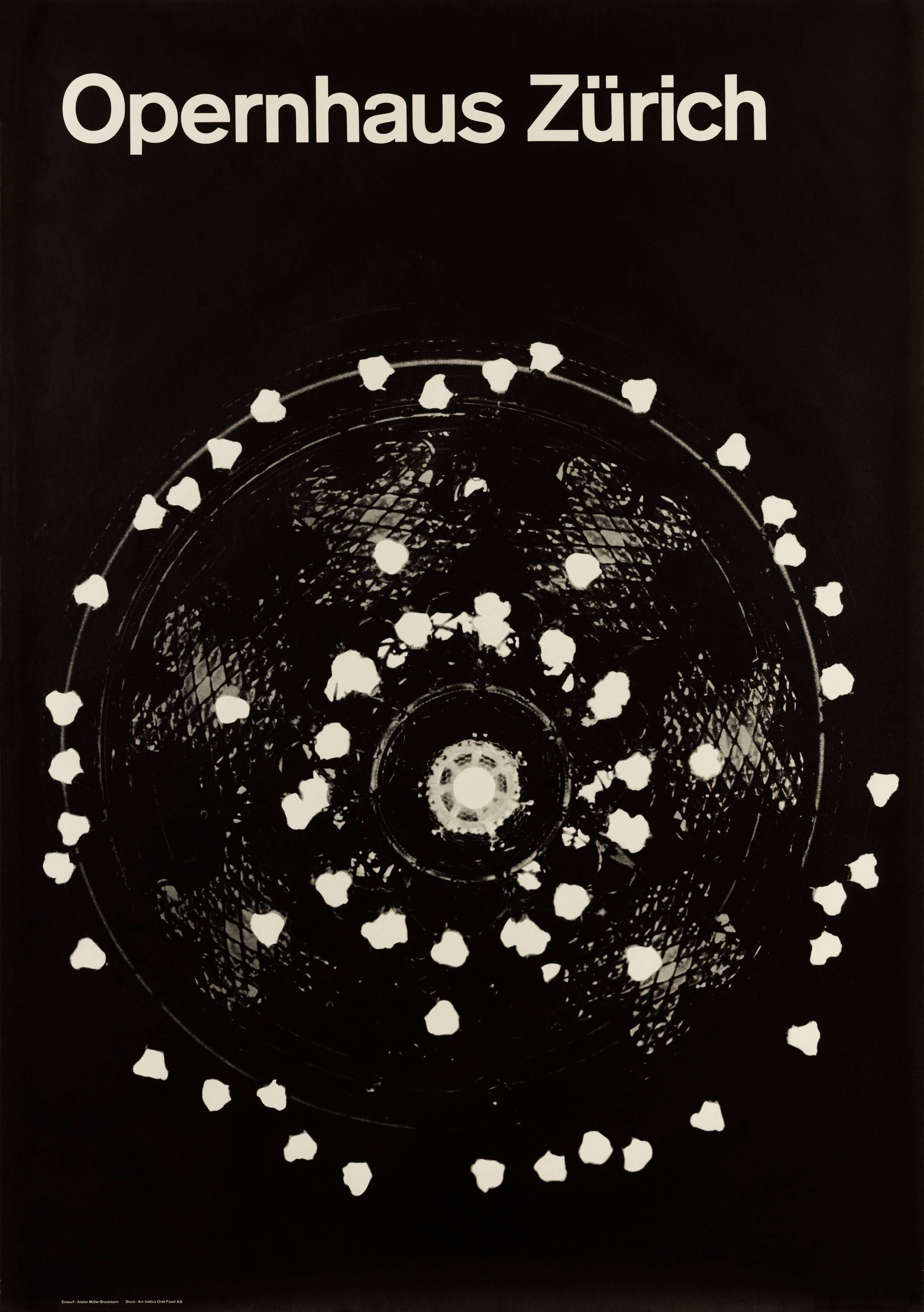 Josef Müller-Brockmann: Opernhaus Zürich / 1964