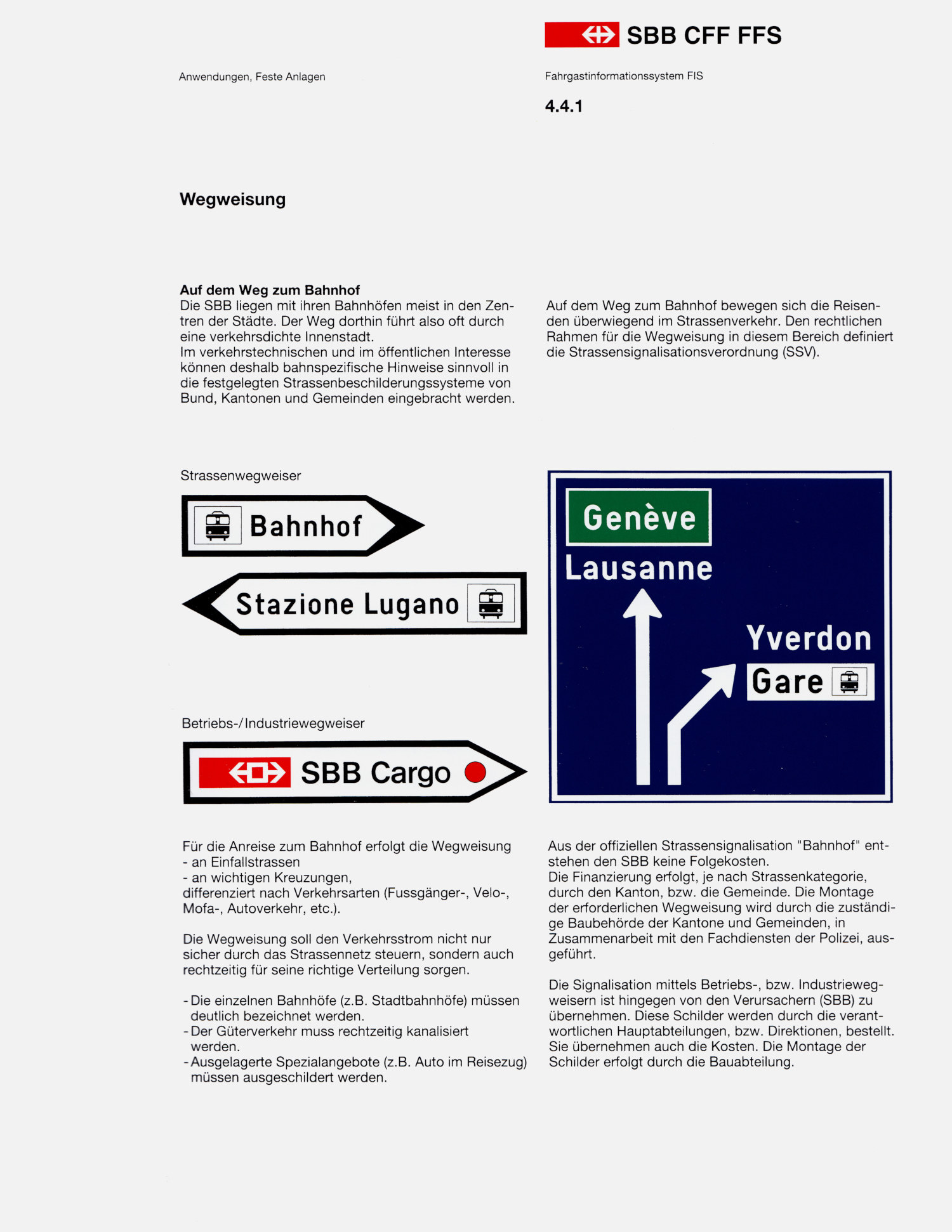 Josef Müller-Brockmann: SBB CFF FFS – Visuelles Informationssystem in Bahnhöfen und Stationen.