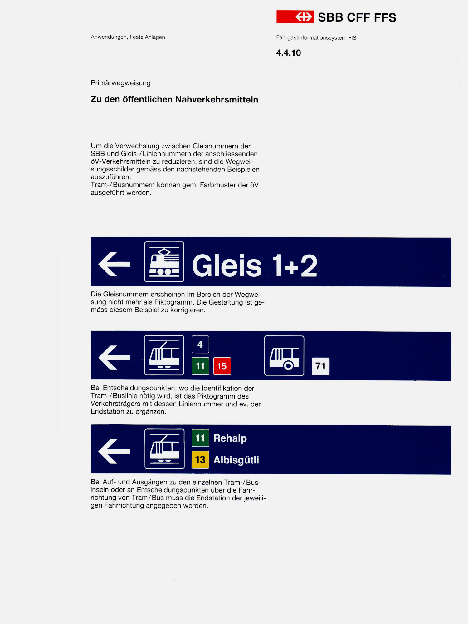 Josef Müller-Brockmann: SBB CFF FFS – Visuelles Informationssystem in Bahnhöfen und Stationen.
