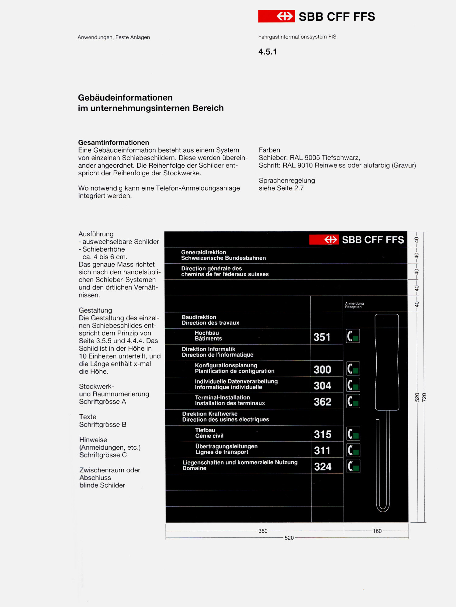 Josef Müller-Brockmann: SBB CFF FFS – Visuelles Informationssystem in Bahnhöfen und Stationen.
