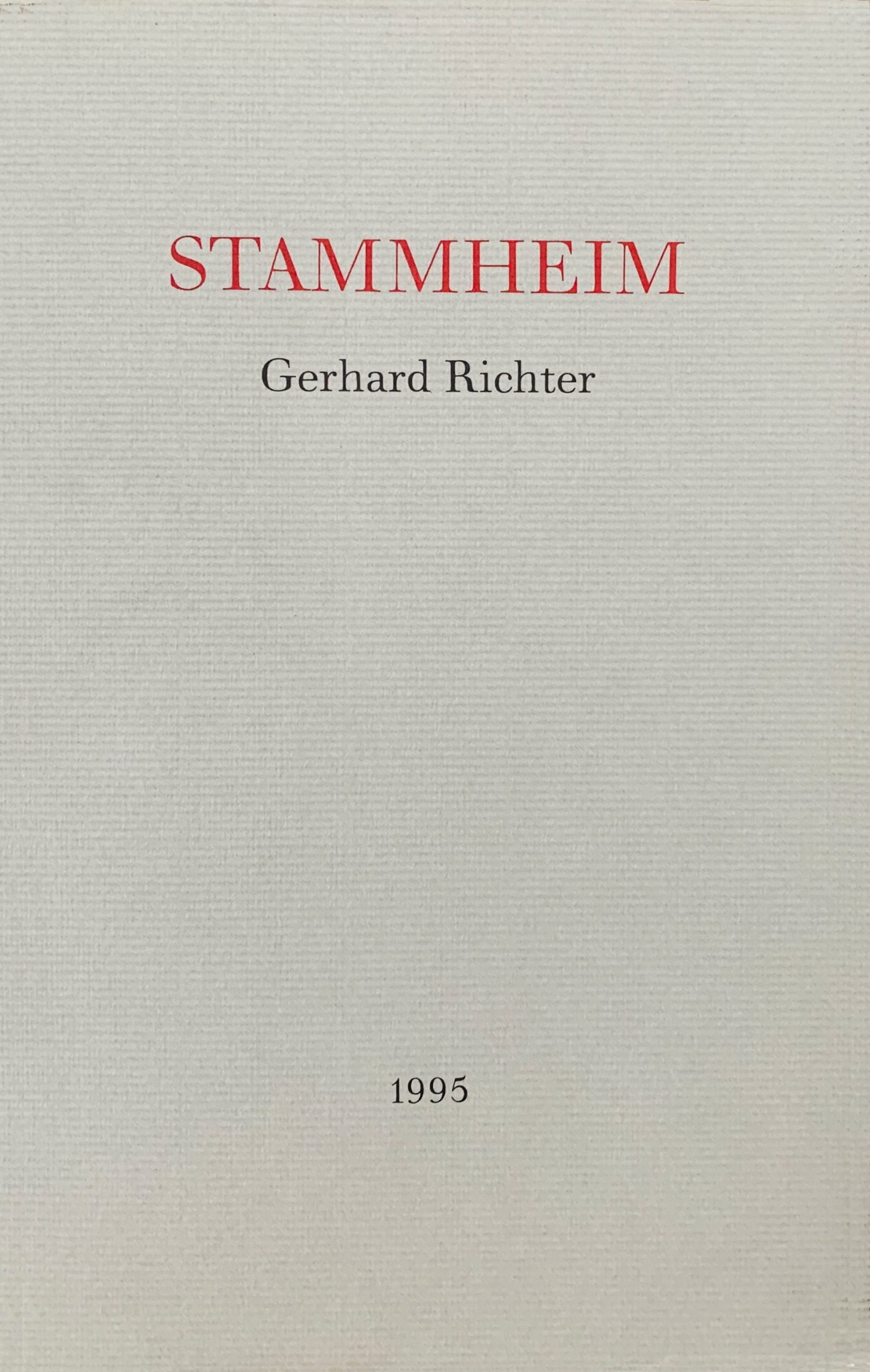 Gerhard Richter: Stammheim / Anne Seymour