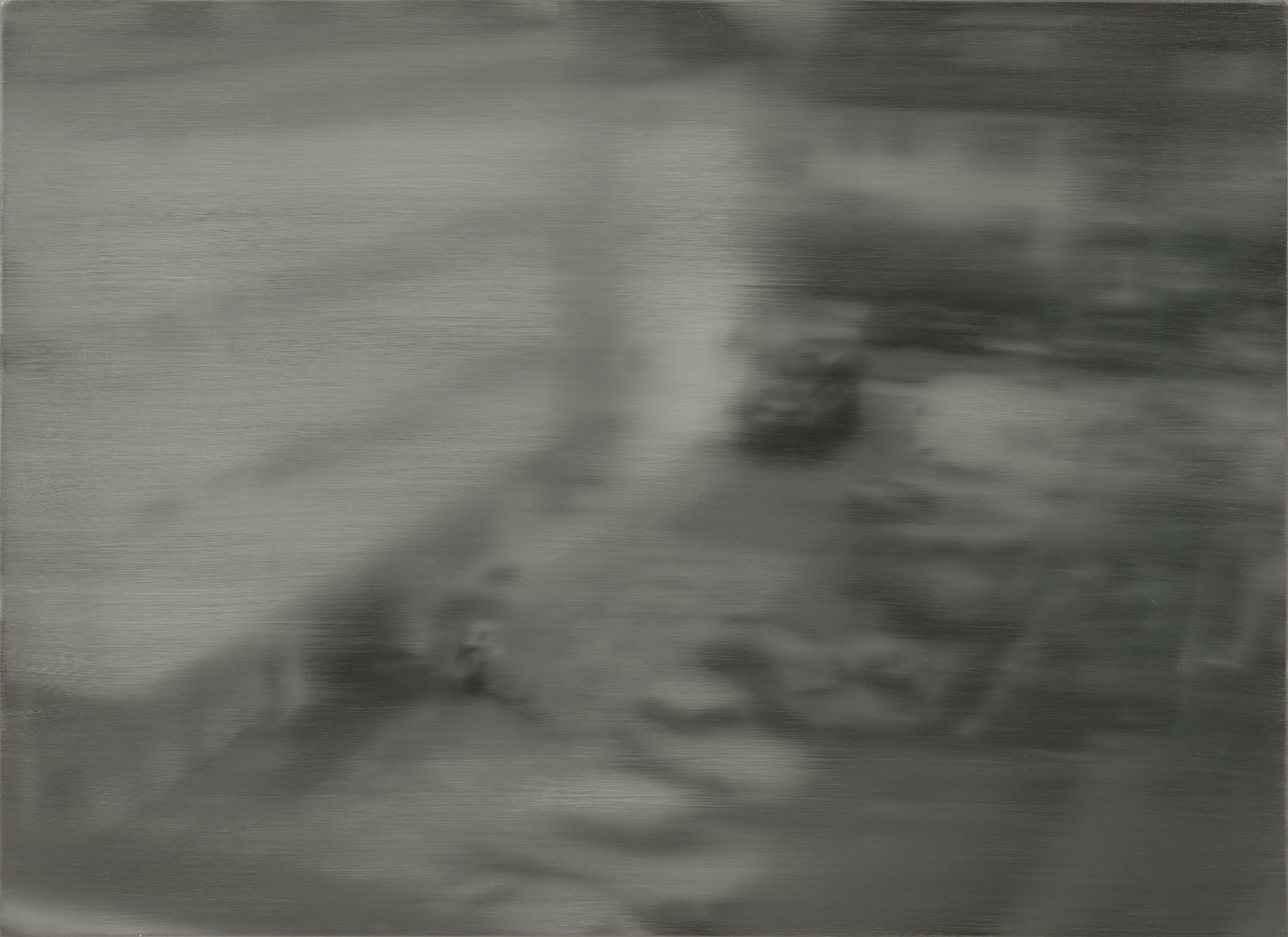 Gerhard Richter: Arrest 2 (Festnahme 2) –  92 cm ×  126 cm, oil on canvas, 1988.