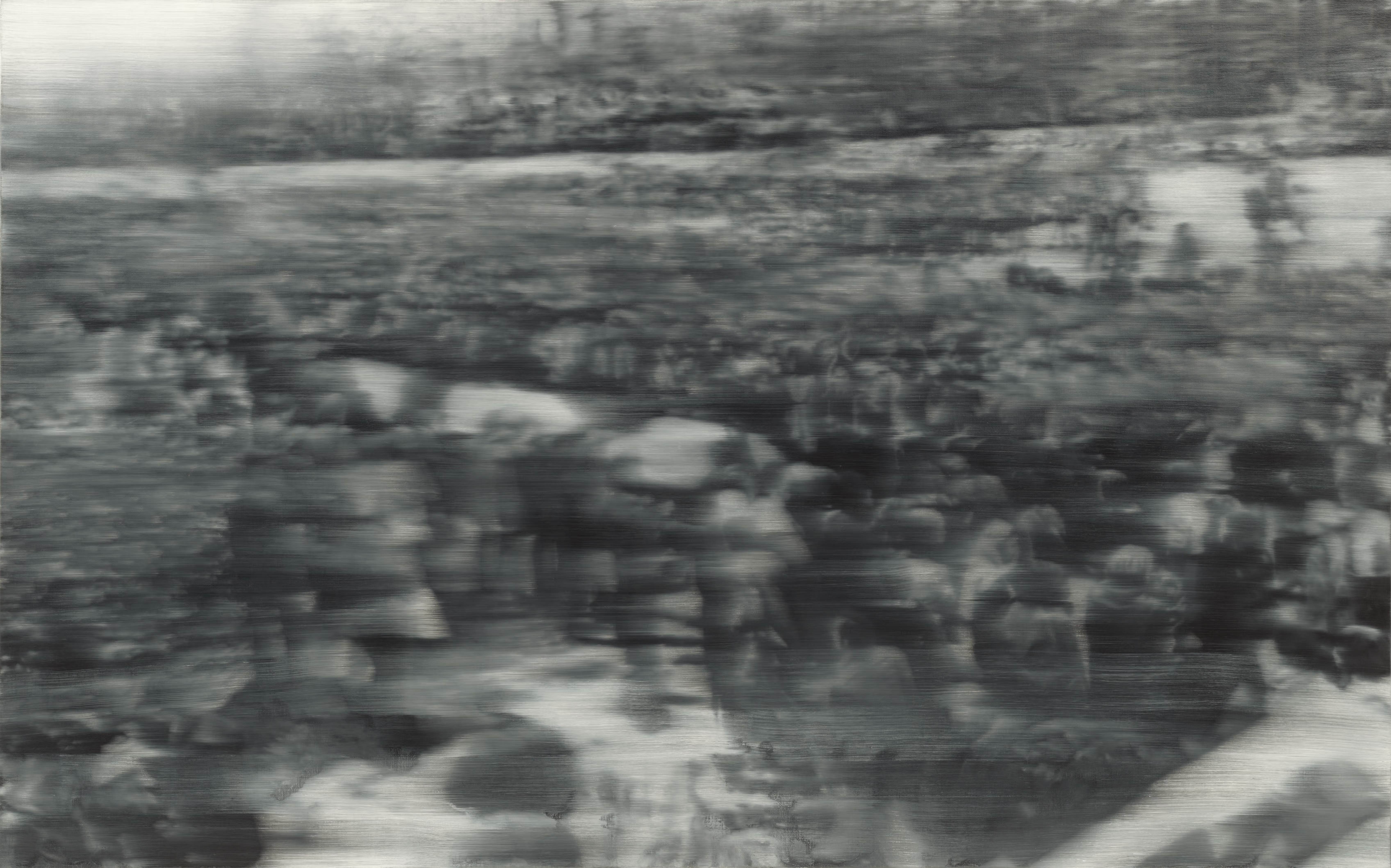 Gerhard Richter: Funeral (Beerdigung) – 200 × 320 cm, oil on canvas, 1988.