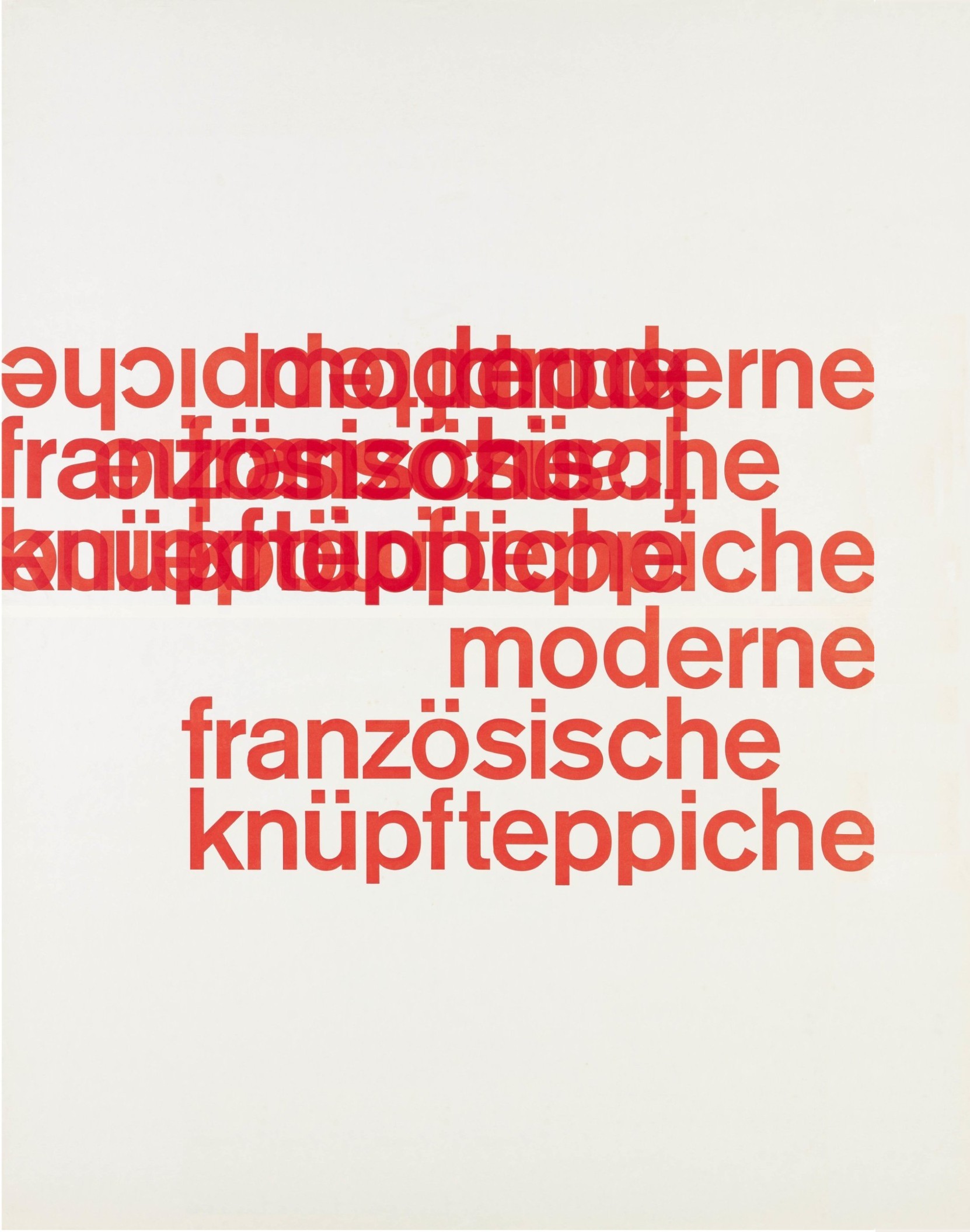  Moderne französische Knüpfteppiche
