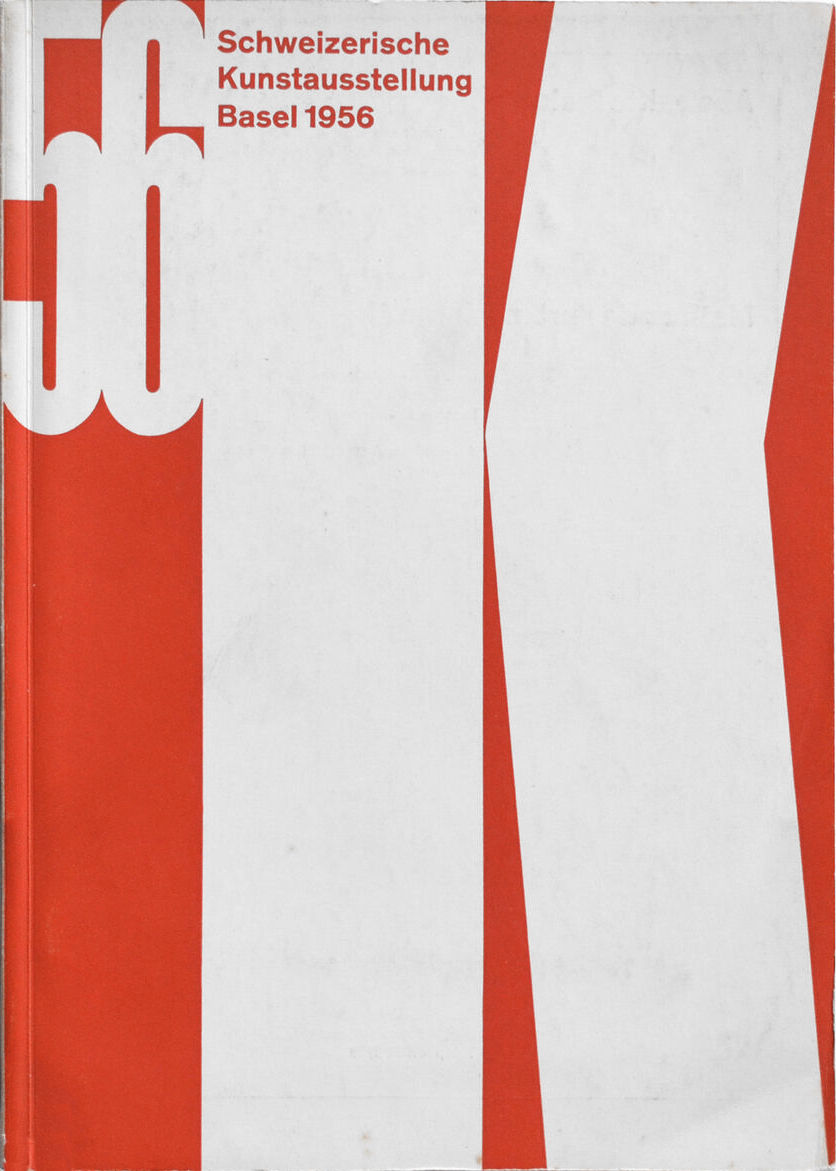 Emil Ruder: Schweizerische Kunstausstellung Basel 1956. 20.8 x 15 cm