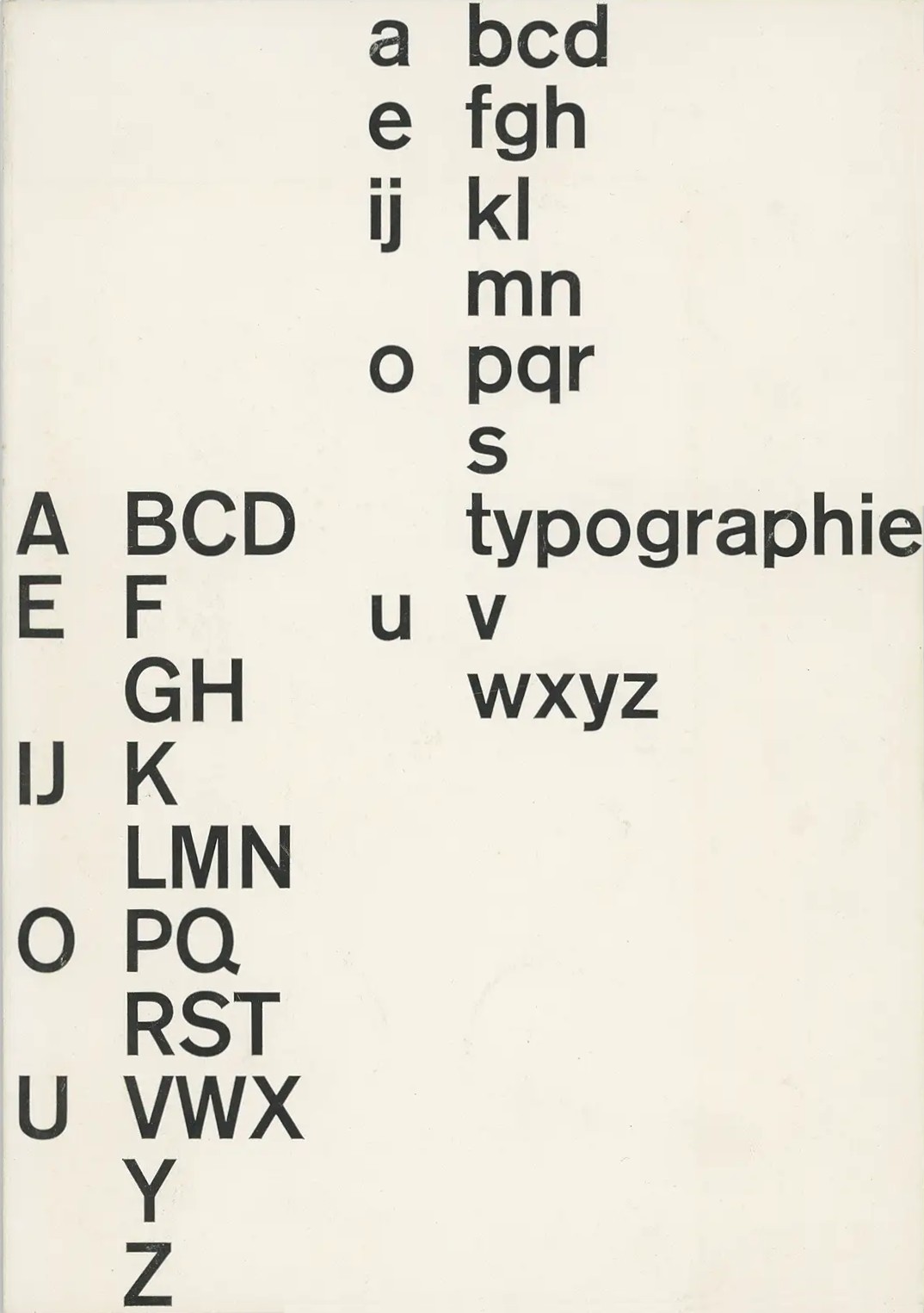 Emil Ruder / Robert Büchler: Typographie 1960. 21 x 14.7 cm