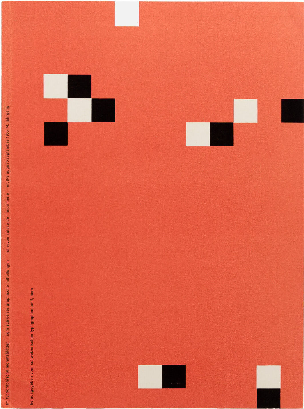 Emil Ruder: TM Typographische Monatsblätter, 8/9, 1955. 31 x 22.9 cm