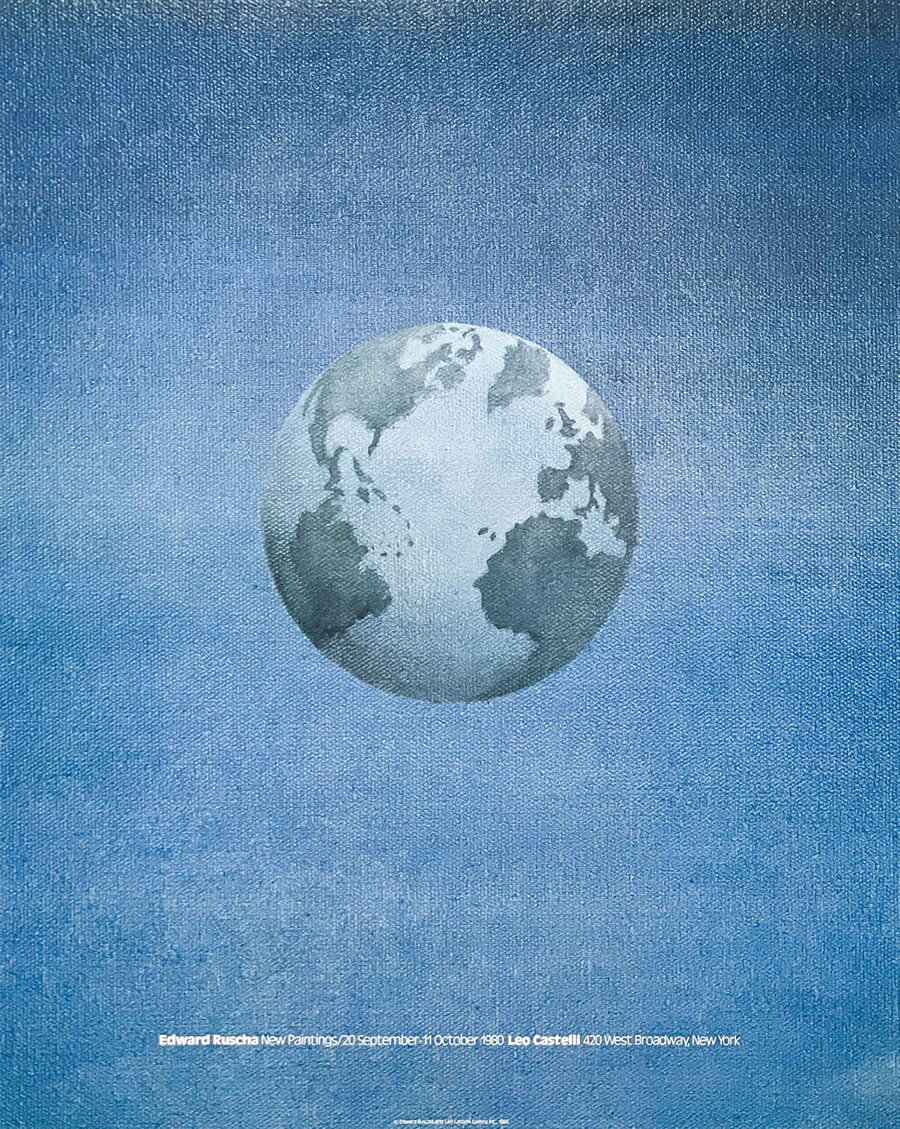 Edward Ruscha: New Paintings. Leo Castelli Gallery, New York, NY. 1980.