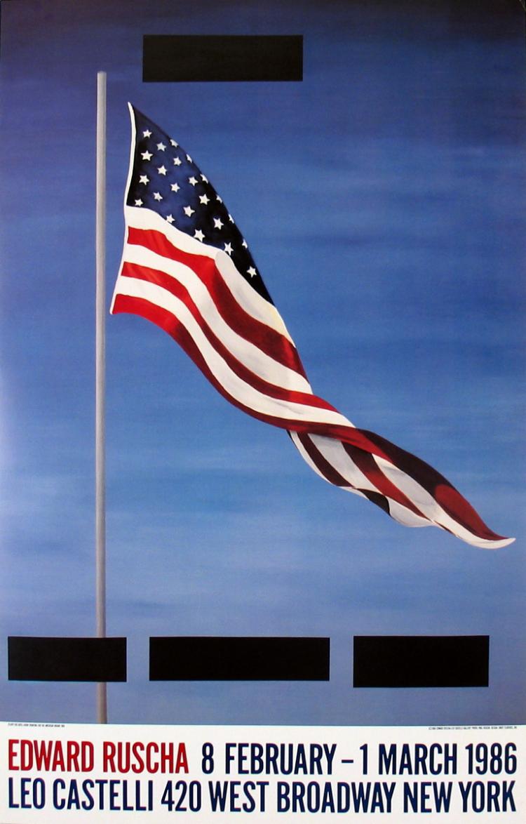 Edward Ruscha: 25 Lunette Paintings. Leo Castelli Gallery, New York, NY. 1986.