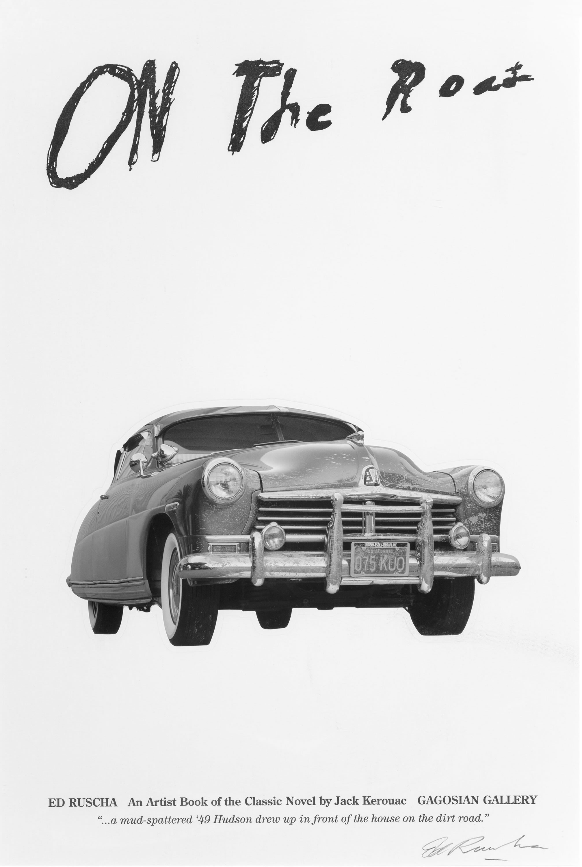 Ed Ruscha: On the Road. Gagosian Gallery, Brittani Street, London. 2010.
