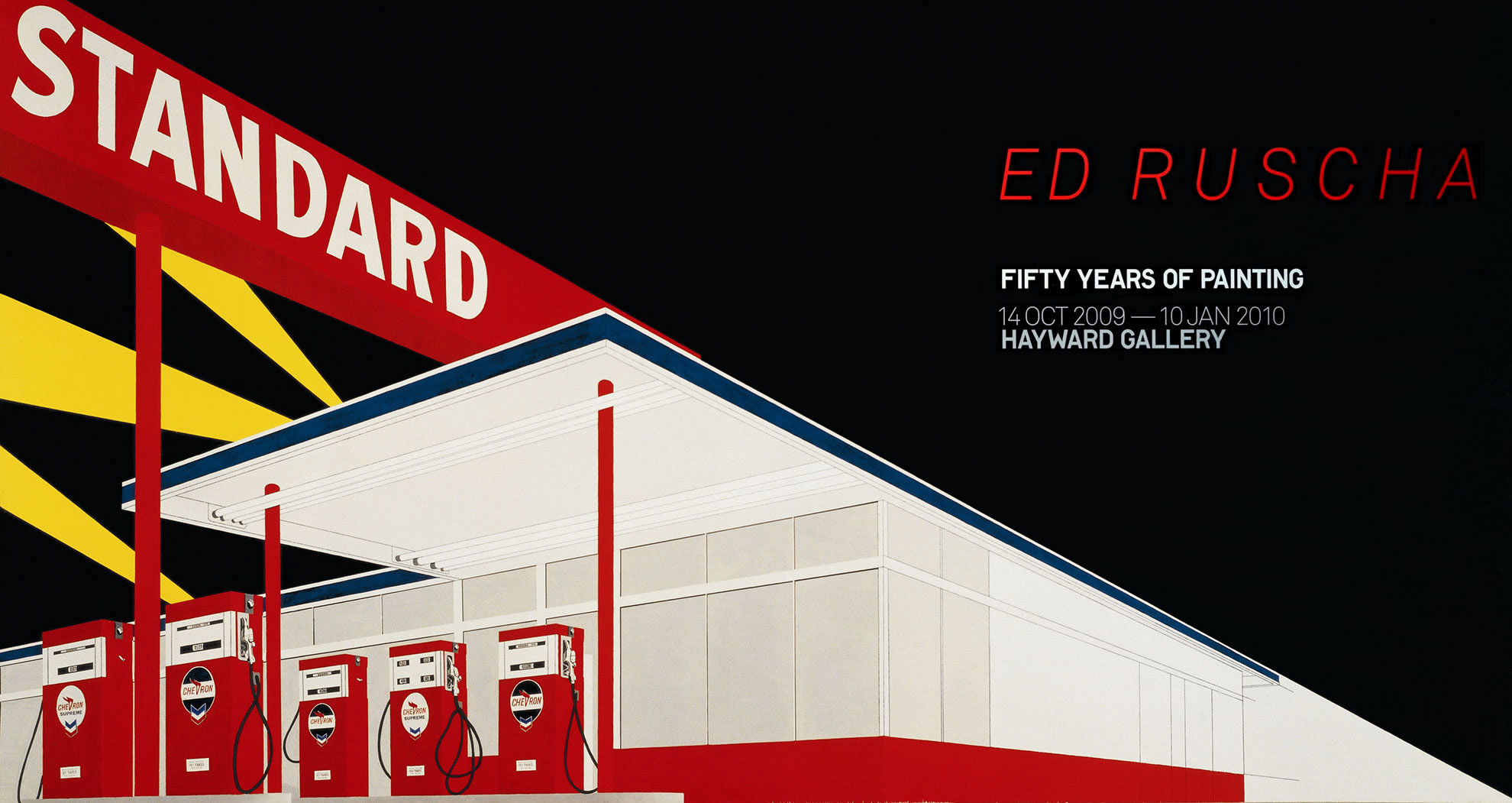 Ed Ruscha: 50 Years of Painting. Hayward Gallery, London. 2009.