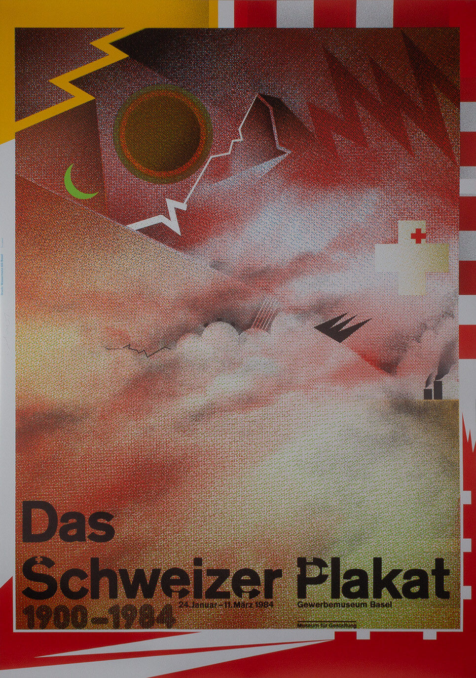Wolfgang Weingart: Das Schweizer Plakat. 1984. Lithograph. (120 x 84.1 cm)