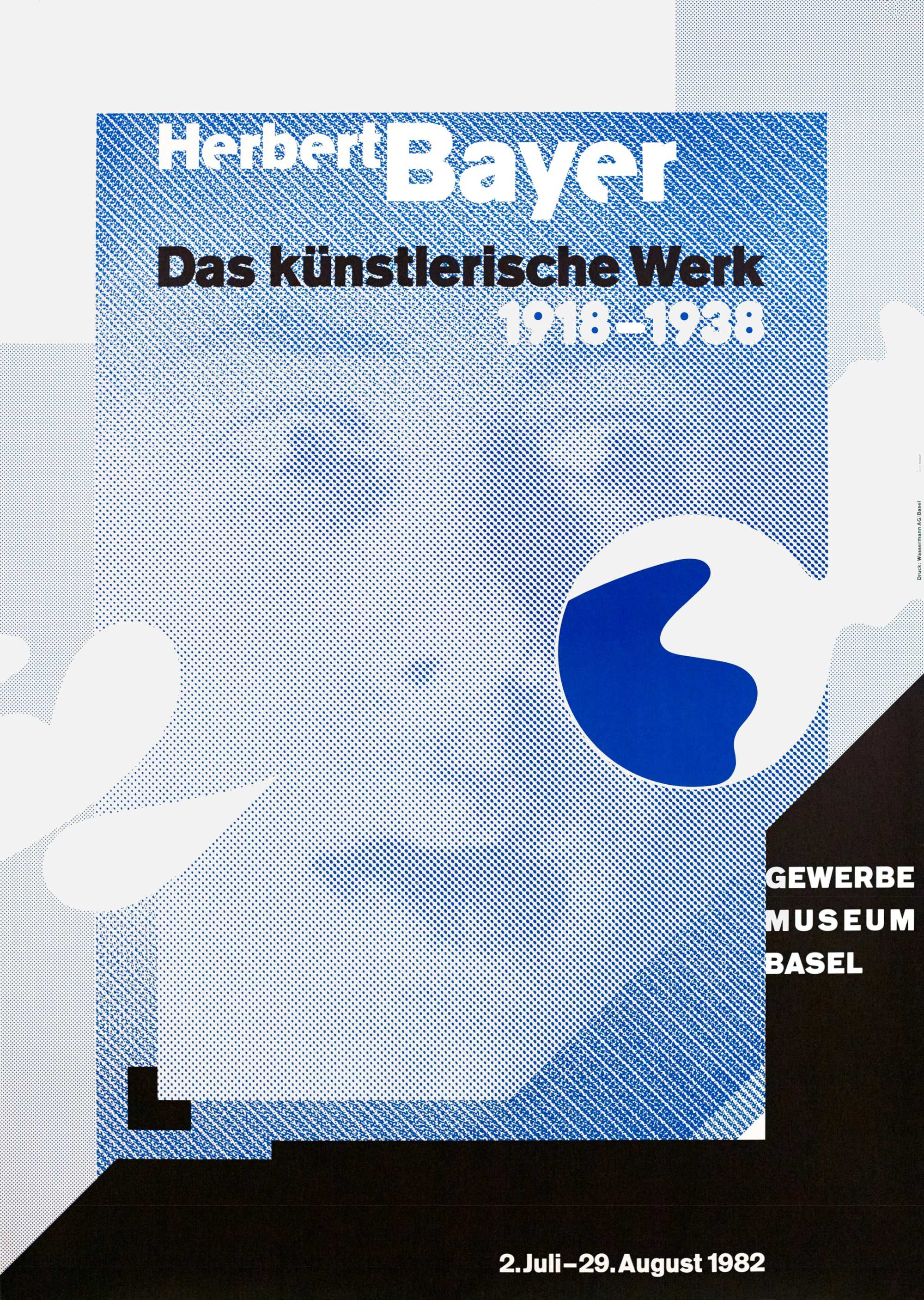 Wolfgang Weingart: Herbert Bayer, Das künstlerische Werk 1918–1938. 1982 Lithograph (128 x 90 cm)