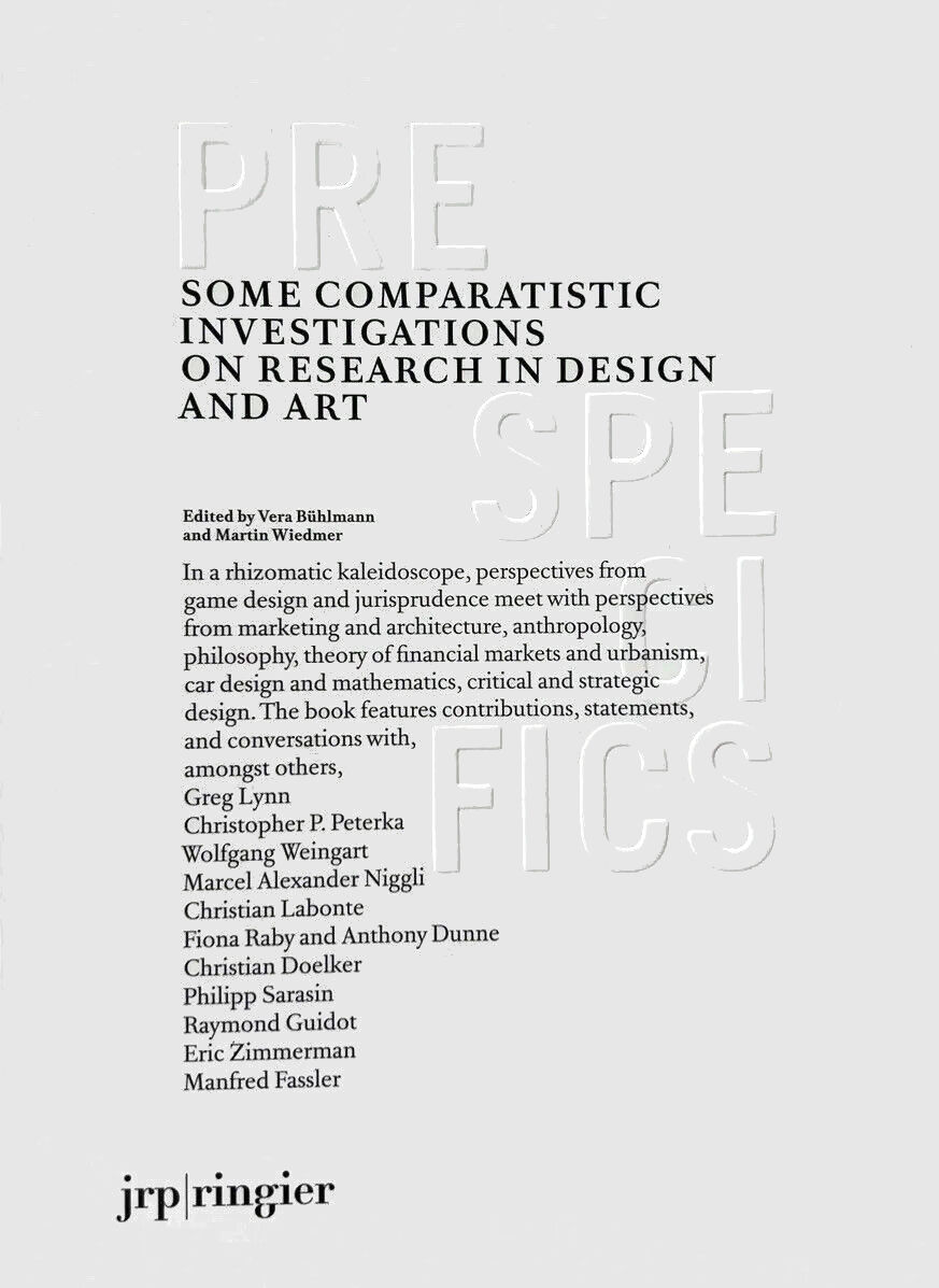 Pre-specifics: Some Comparatistic Investigations on Research in Design and Art 