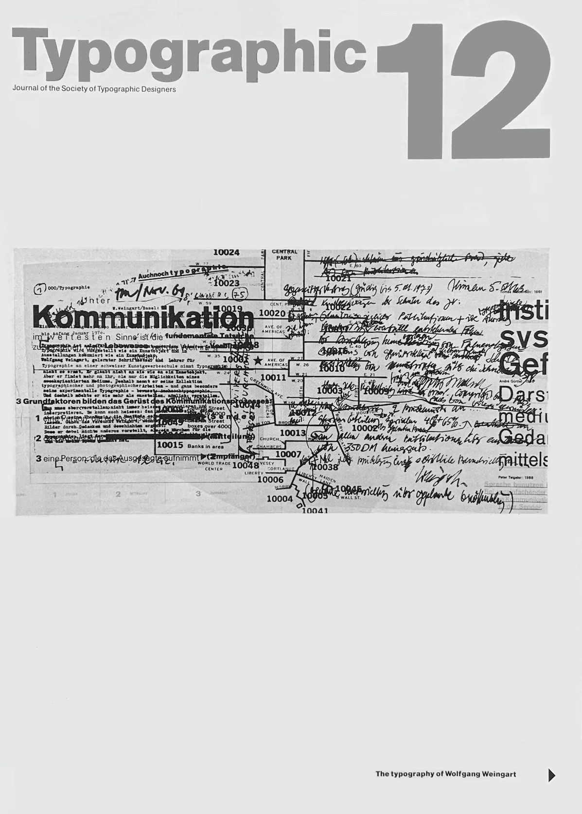Typographic: Journal of the Society of Typographic Designers - Issue No. 12, (1978)