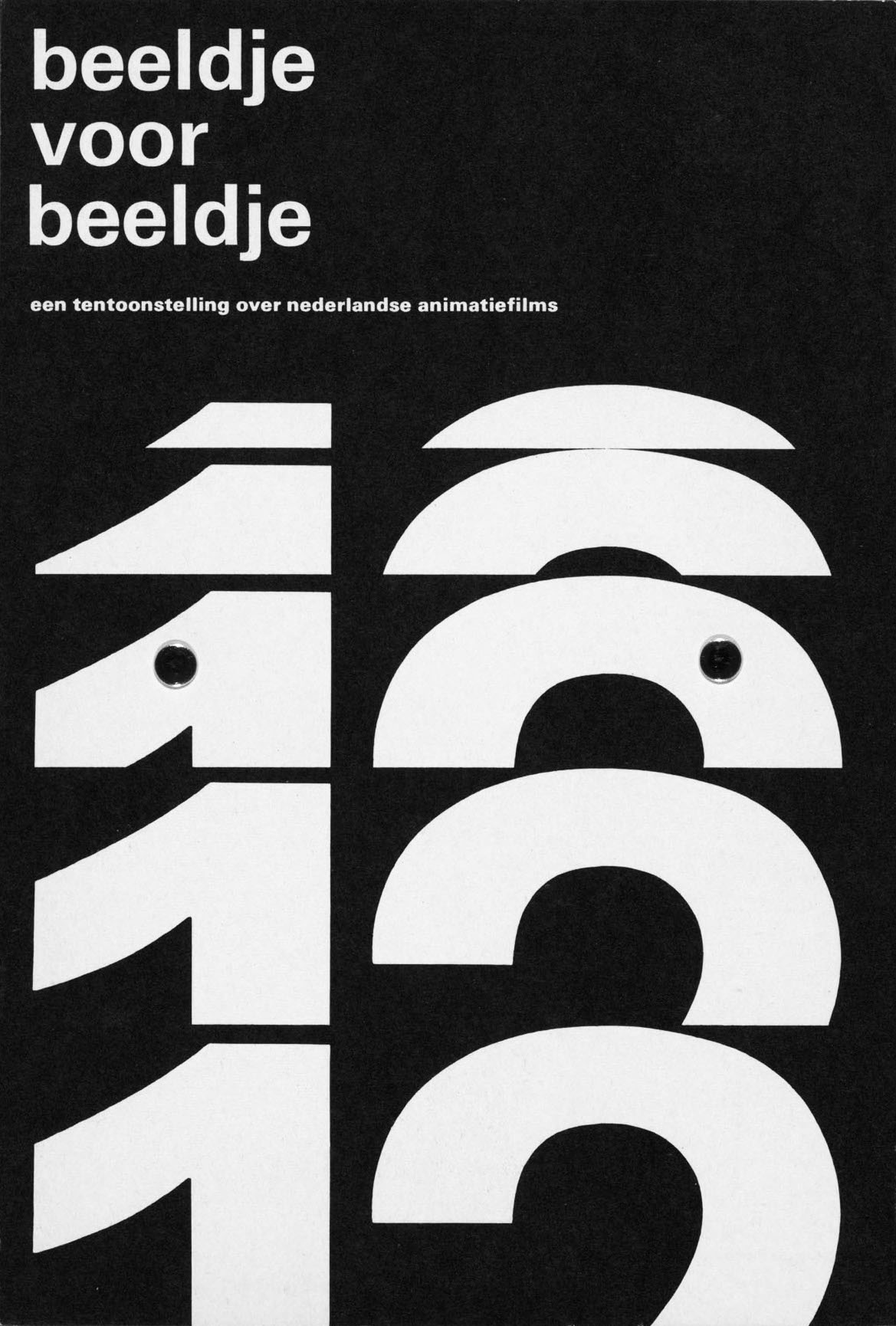 Wim Crouwel: Atelier 12. Beeldje voor Beeldje. Catalogue. 1974