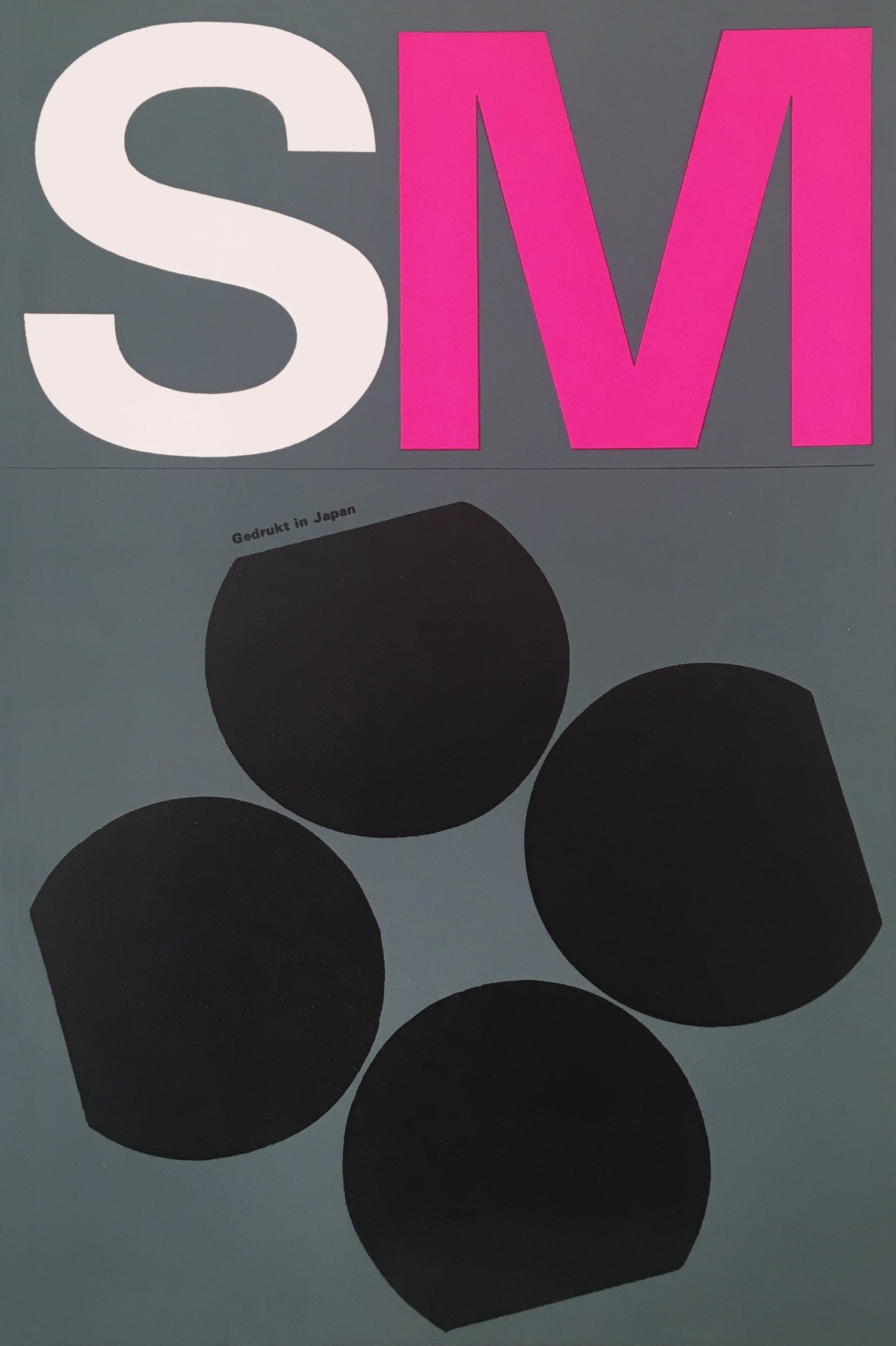 Wim Crouwel: Gedrukt in Japan. Stedelijk Museum Amsterdam, Catalogue. 1967
