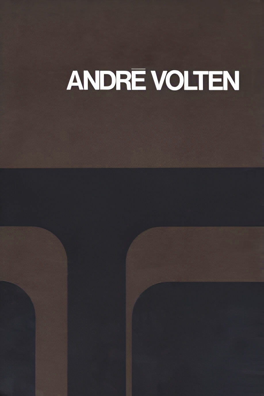 Wim Crouwel: André Volten. Stedelijk Museum Amsterdam. Catalogue. 1966