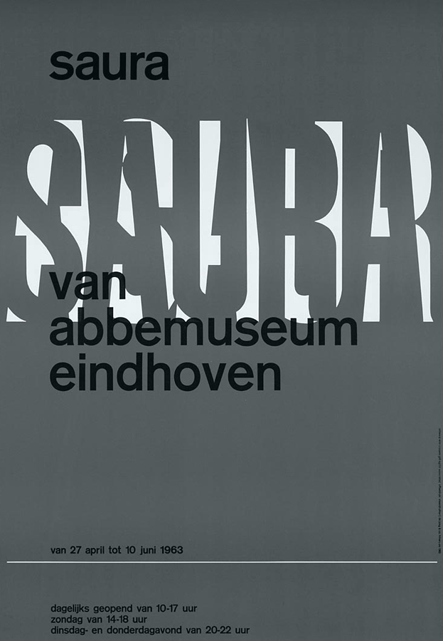 Wim Crouwel Antonio Saura Poster