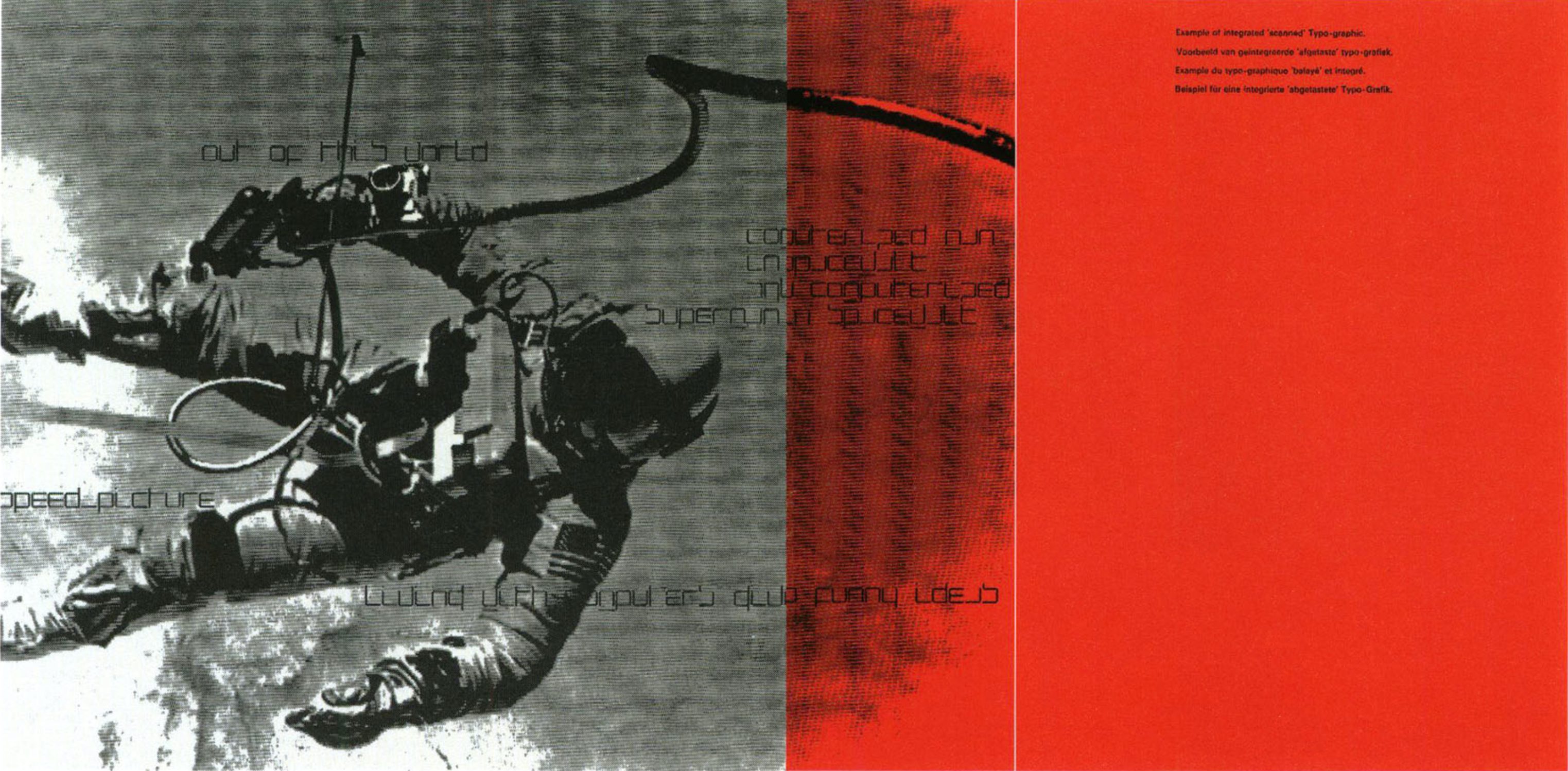 Wim Crouwel Kwadraat-Blad astronaut