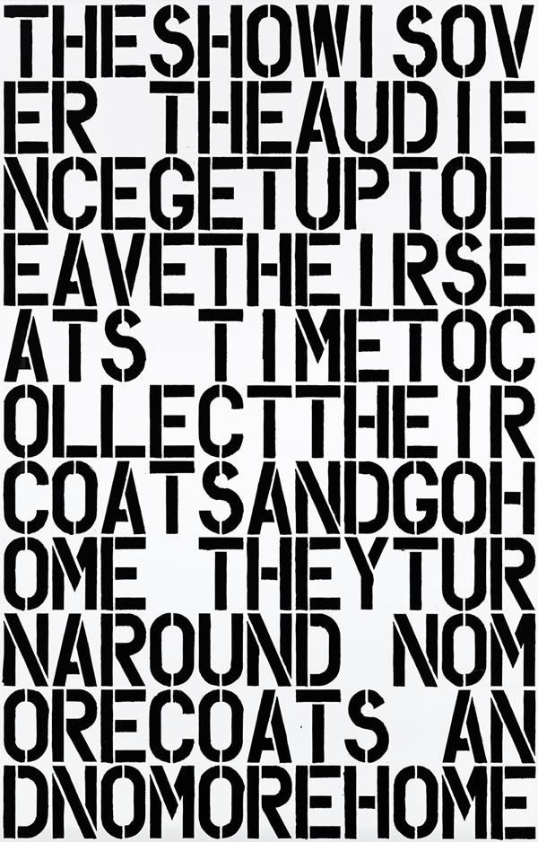 Christopher Wool. Untitled. 1990