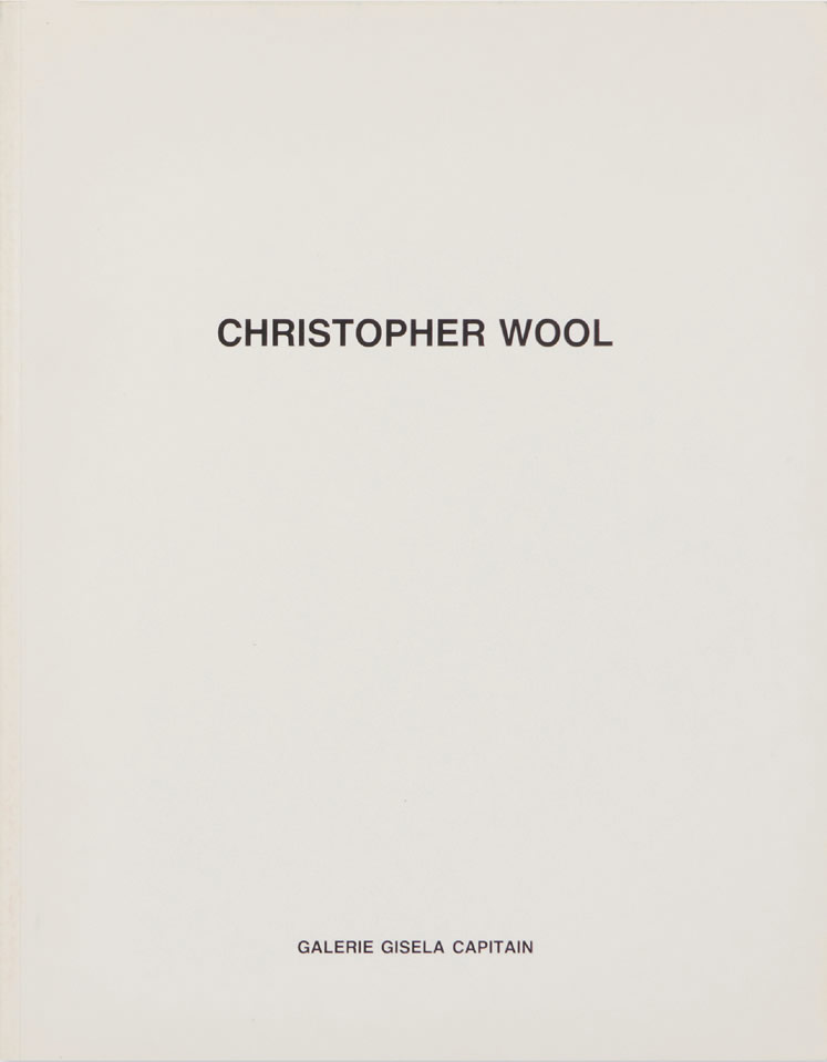 Christopher Wool