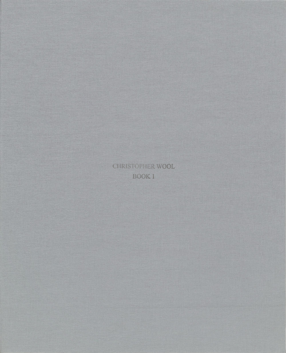 Book 1 / Christopher Wool