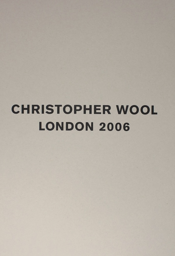 Christopher Wool