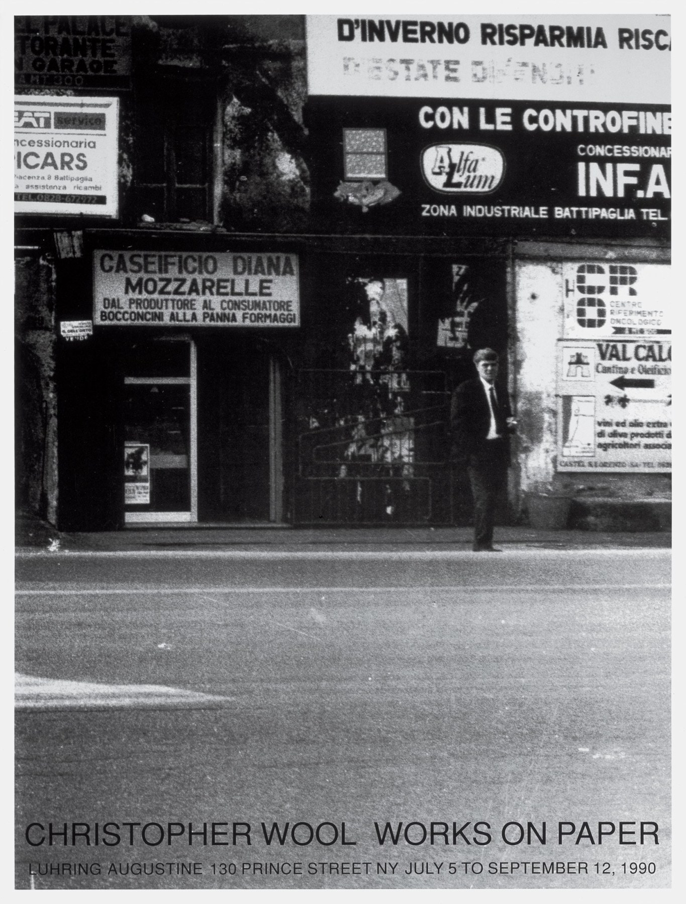 Christopher Wool: Works on Paper. Luhring Augustine Gallery, New York. 1990.