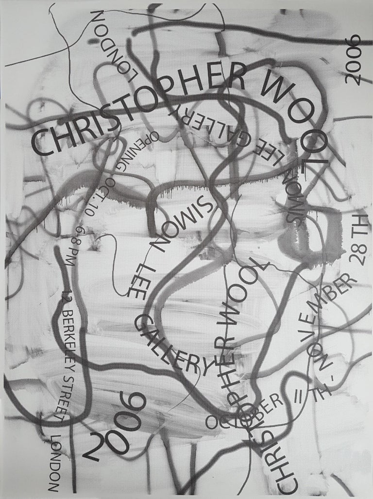 Christopher Wool: Simon Lee Gallery, London. 2006.